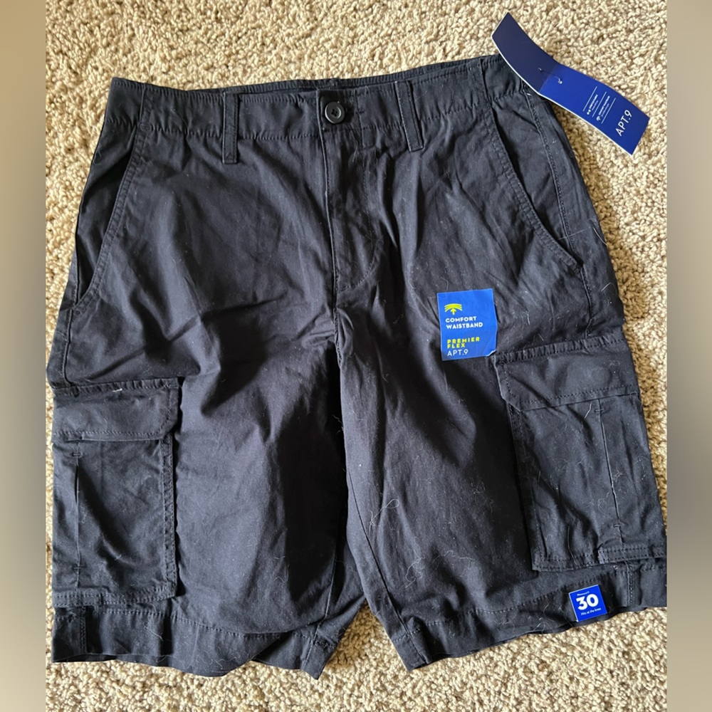 Apt. 9 Men's Dark Cargo Shorts
